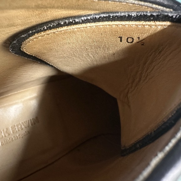 JACK ERWIN Original Goodyear Welted Boots Black Handmade In Spain Men's 10.5 - Picture 14 of 16